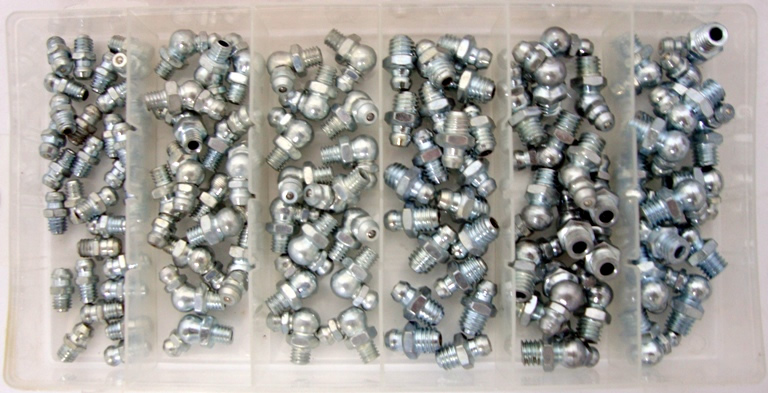 Set 110 gresoare metalice diferite sortimente , M6, M8 , drepte si curbate