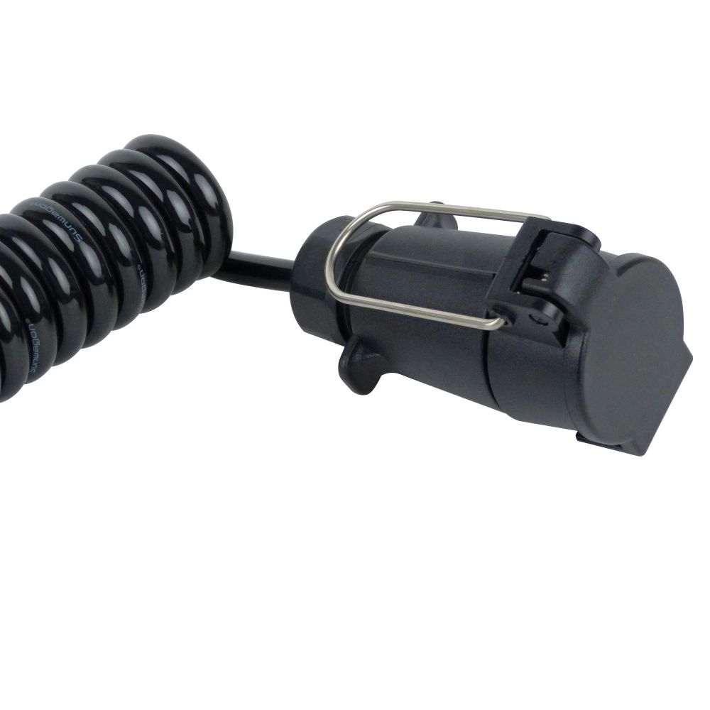 Cablu electric curent Carpoint pentru remorca , 34-70cm, 7 pini cu fisa + priza cu sistem de blocare,