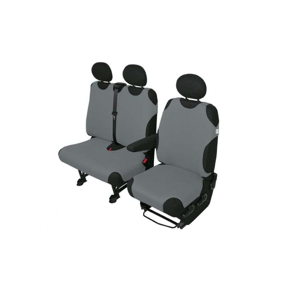 Huse scaune auto tip maieu pentru microbuz/VAN 2+1 locuri culoare Gri