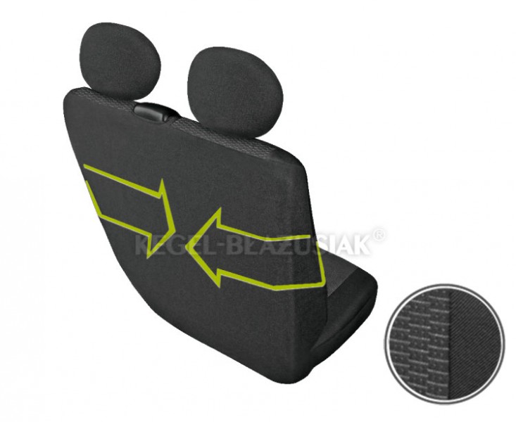 Huse scaun bancheta auto cu 2 locuri Ares DV2 L pentru Citroen Jumper, Fiat Ducato, Ford Transit, Mercedes Sprinter, Peugeot Boxer, Vw LT