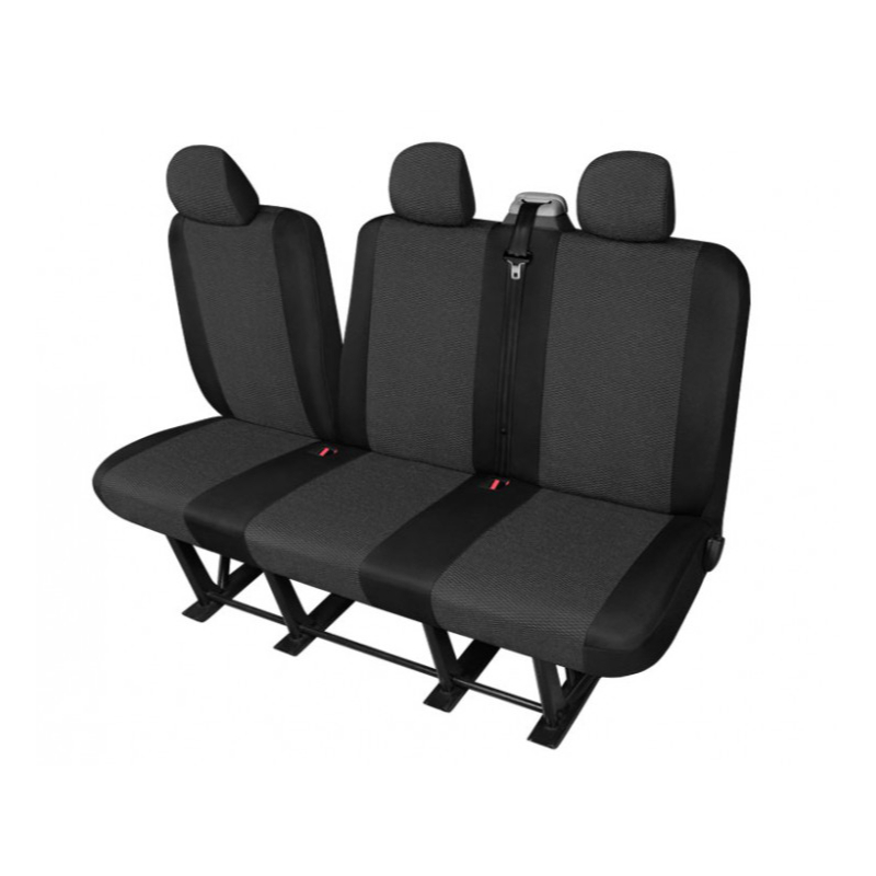 Huse scaun bancheta auto cu 3 locuri Ares DV3 Split Trafic pentru Renault Trafic 2, Opel Vivaro, Nissan Primastar