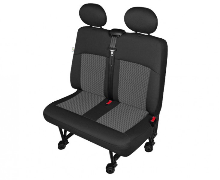 Husa scaun auto bancheta dubla Van Perun DV2 M pentru Citroen Jumpy, Fiat Scudo, Ford Transit, Mercedes Vito, Opel Vivaro, Renault Trafic, Peugeot Expert