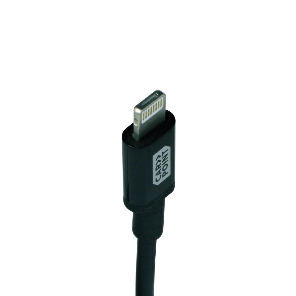 Cablu incarcare telefon, cablu transfer date 2in1 MicroUsb si MFi Dock 8pin, 1 metru, Carpoint (Iphone, Ipad, Ipod, Samsung)