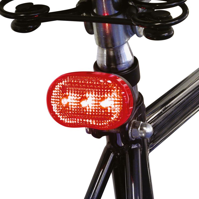 Set lumini bicicleta LED Dresco Classic, lumina fata si lumina spate