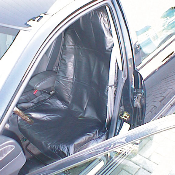 Husa scaun auto de protectie imitatie piele pentru mecanici , service , 1buc.