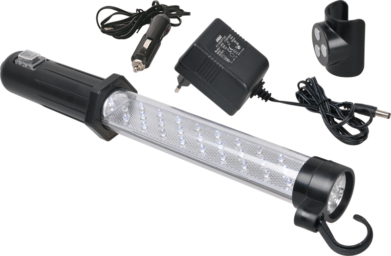 Lampa de lucru reincarcabila cu 27+17 de LED-uri Automax 230/12V