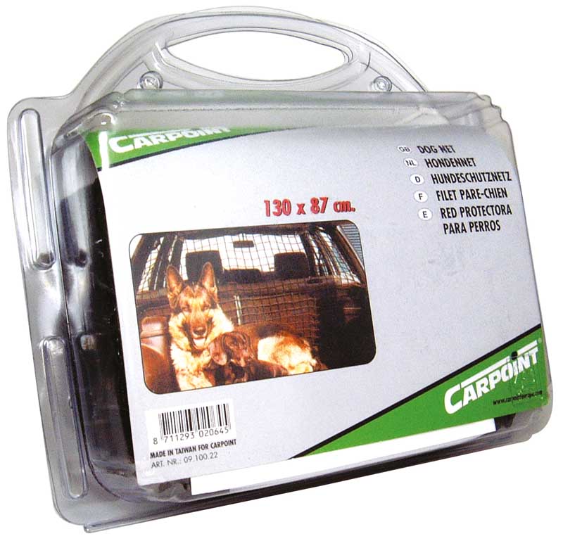 Plasa separatoare caine Carpoint 130x87cm din nylon extra rezistent , pentru delimitarea portbagajului masinii de bancheta din spate