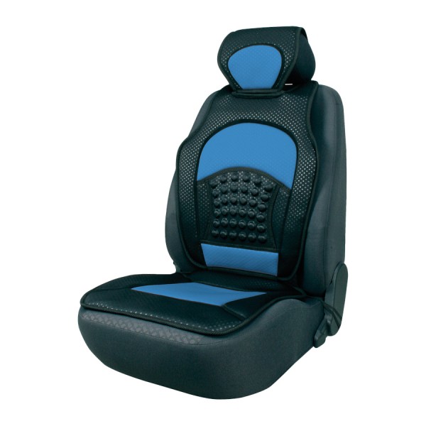 Husa scaun cu efect masaj Automax, culoare Albastru