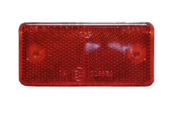 Catadioptru reflectorizant universal rosu BestAutoVest partea dreapta/stanga 89x40x6mm banda adeziva