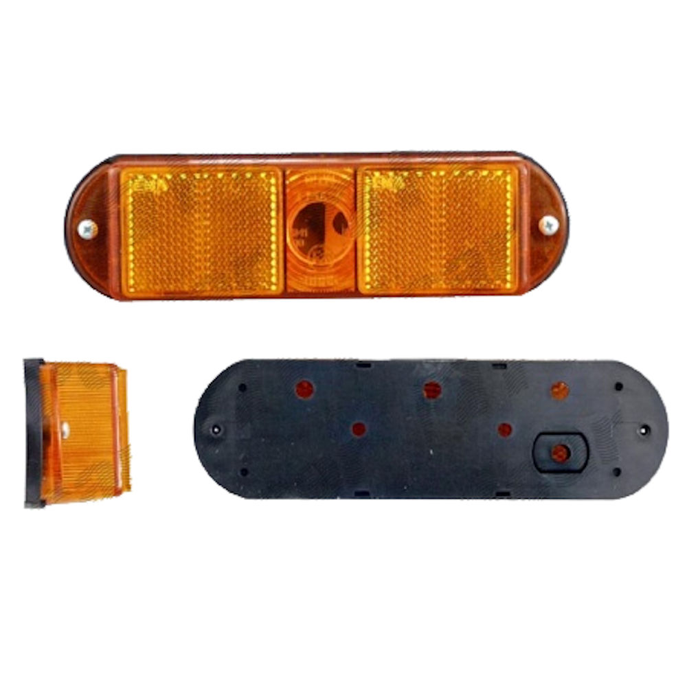 Lampa gabarit auto BestAutoVest 12V/ 24V dreptunghiulara Portocaliu, 125x45x28mm , 1 buc.