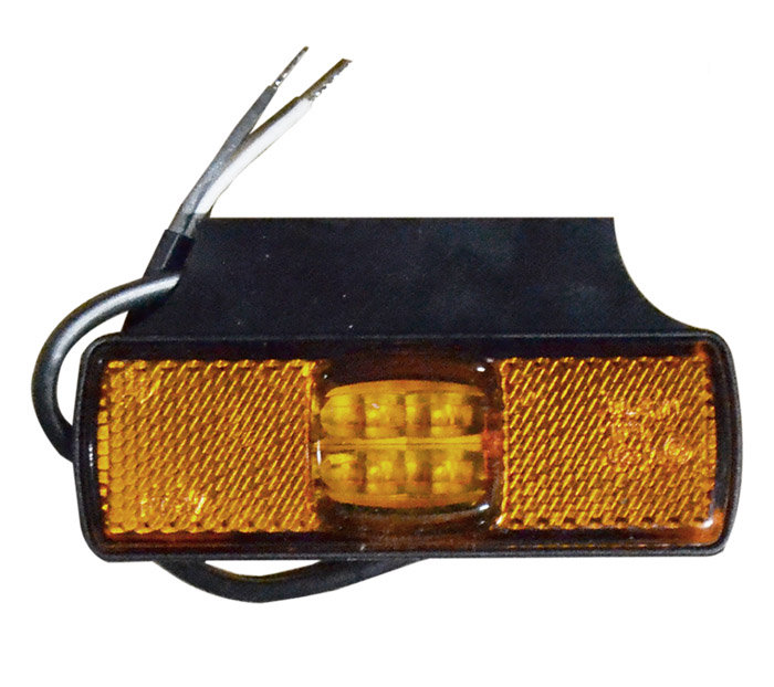 Lampa gabarit auto BestAutoVest 12/24V dreptunghiulara orange cu leduri, 97x30x12mm , 1 buc.