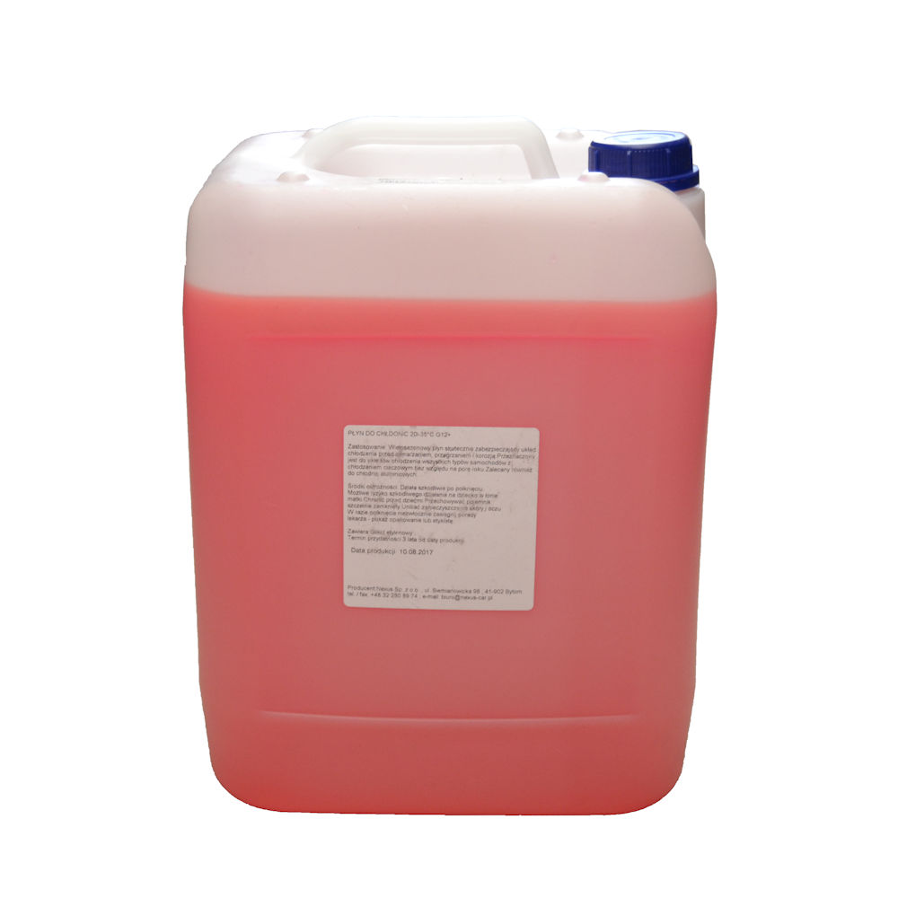 Antigel diluat G12+ roz 20 litri (pana la -35grade) - GLIDEX