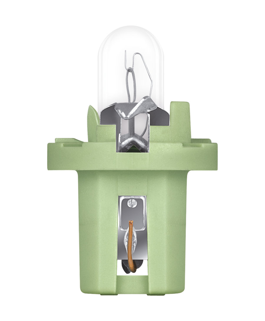 Bec bord cu fasung BX8.5d 2W 12V, culoare Verde , Osram 2722MFX , 1 buc.