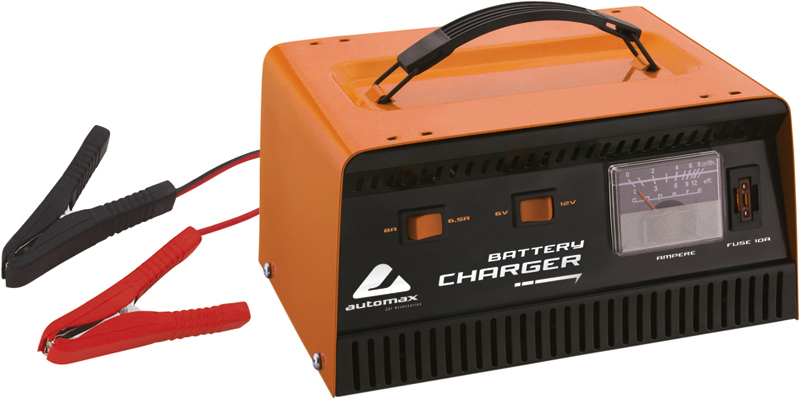 Incarcator baterie 6V/ 12V 6.5A/8A cu indicator incarcare a bateriei si protectie