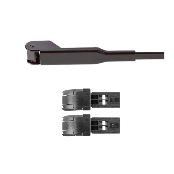 Adaptor fixare pentru stergatoare auto parbriz Alca Germany, pentru brat cu blocare centrala, set 2 buc