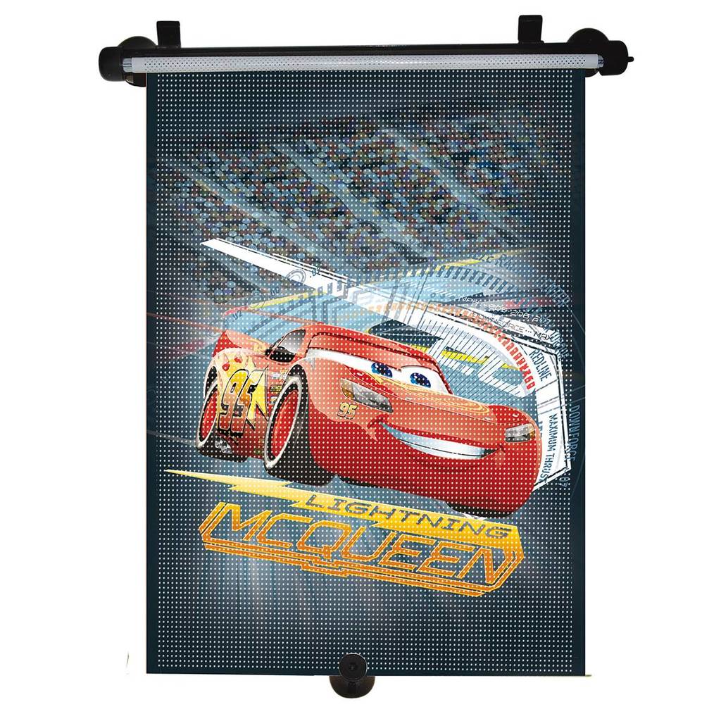 Jaluzea auto pentru geamurile laterale Disney Cars Neon, 54,5x41 cm , 1 buc. CASAA116