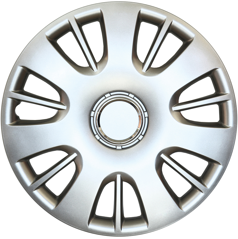 Set capace roti 15 inch tip Opel, culoare Silver 15-312