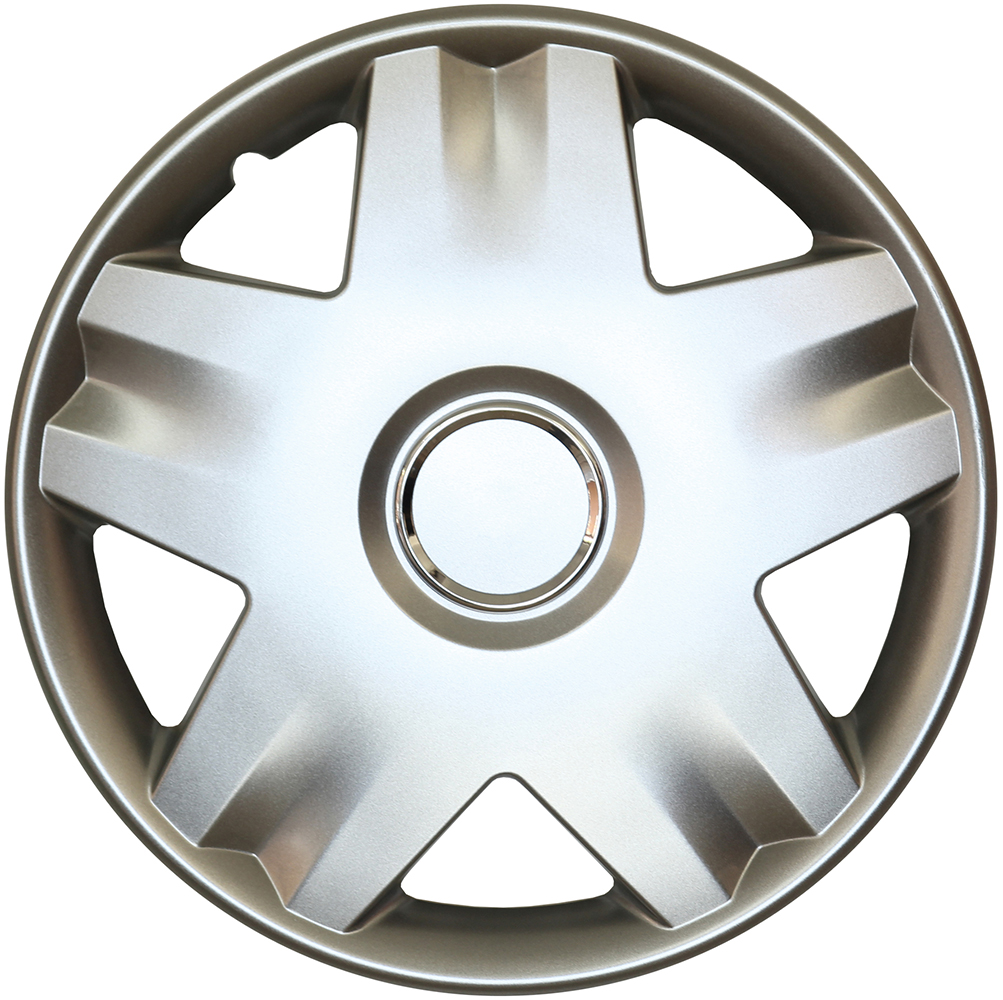 Set capace roti 14 inch tip Renault, culoare Silver 14-213