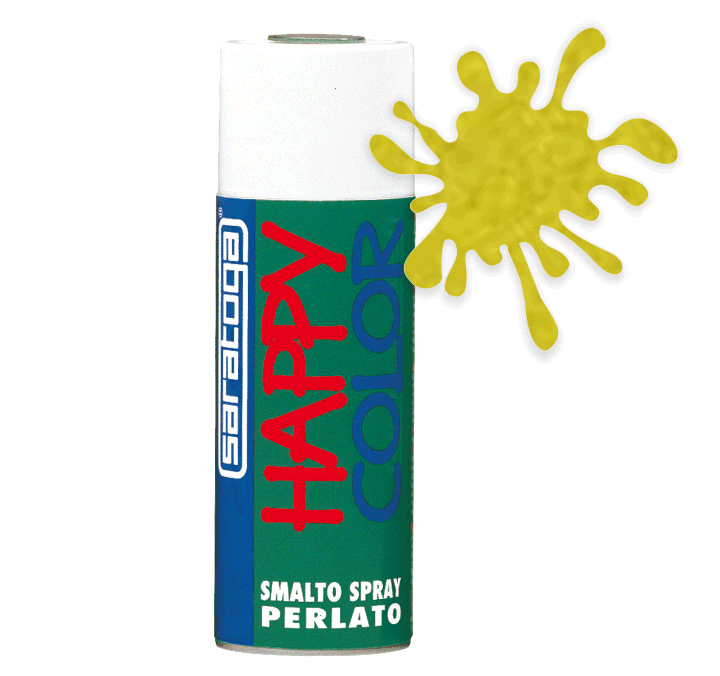 Spray vopsea Galben Pucioasa Perlat, HappyColor, 400ml