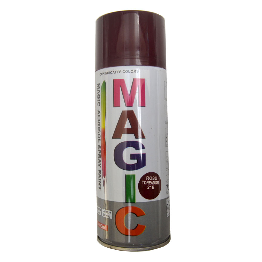 Spray vopsea MAGIC Rosu Toreador 21B , 400 ml.