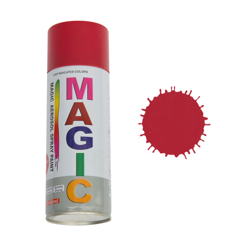 Spray vopsea MAGIC Rosu 270 , 400 ml.