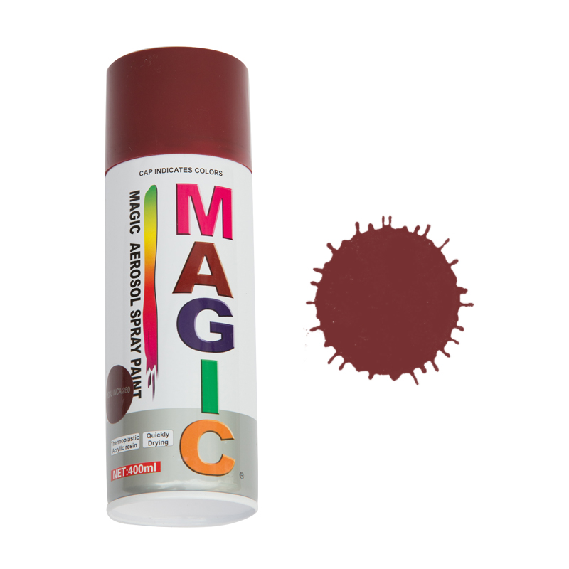 Spray vopsea MAGIC Rosu 280 , 400 ml.