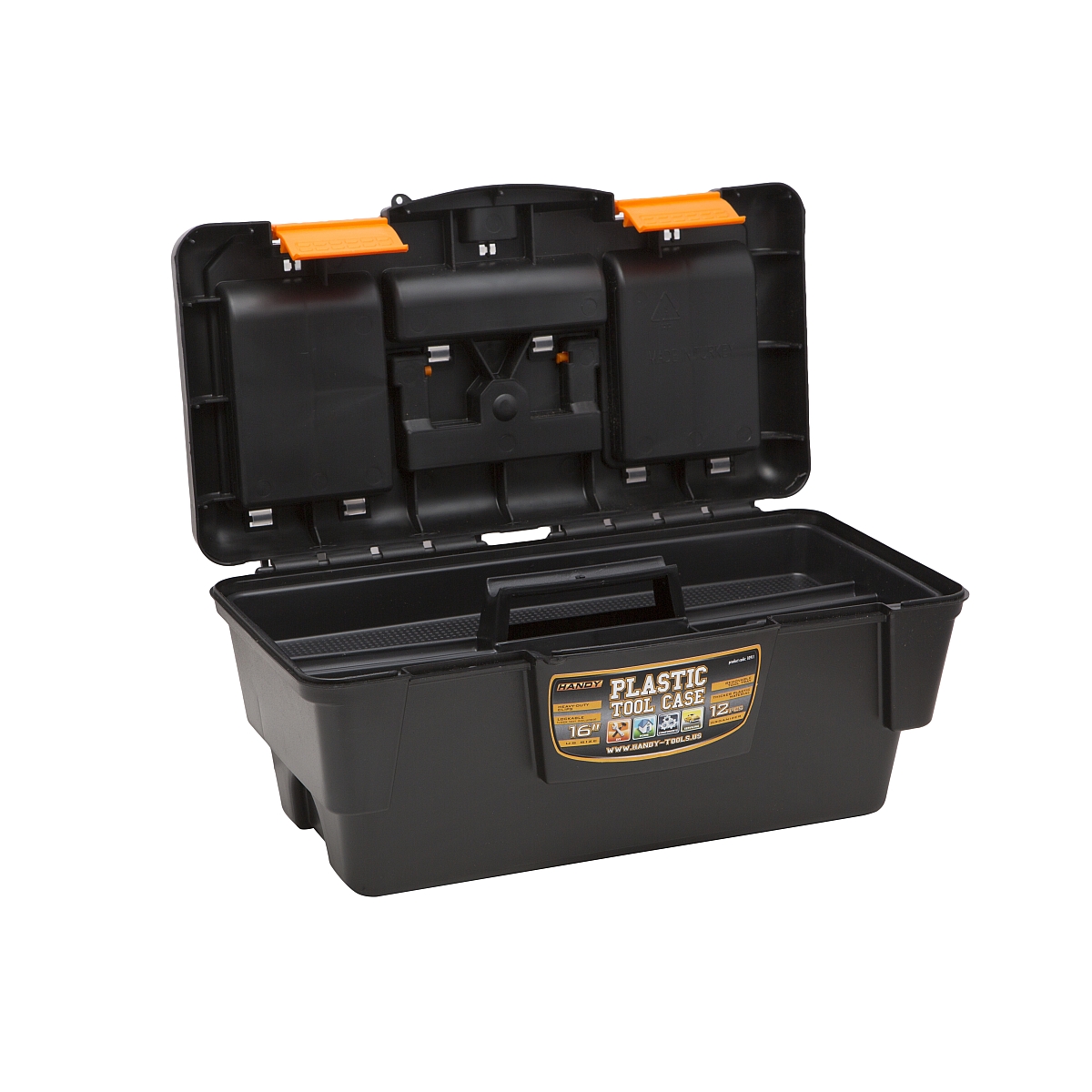 Geanta din plastic pentru scule16 400x220x180 mm, cu 7 compartimente in partea superioara