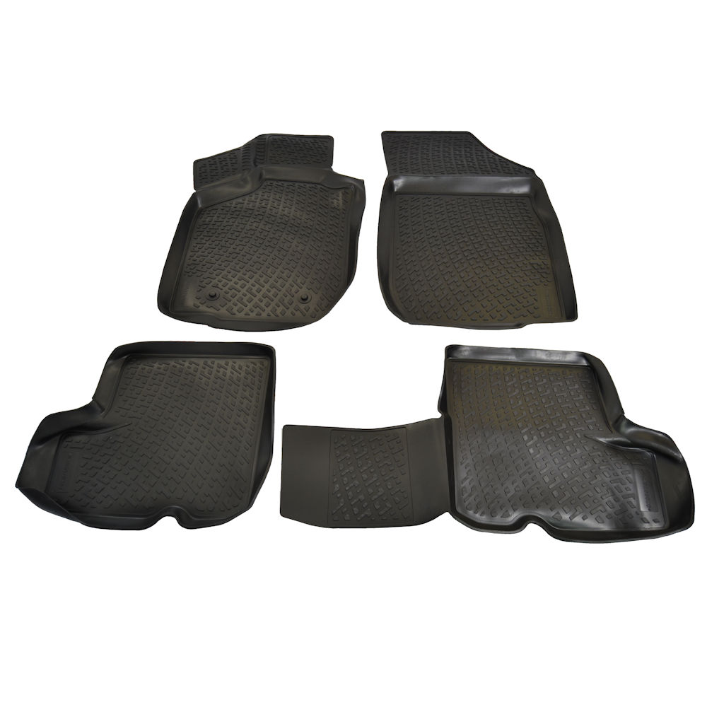 Set covorase auto din cauciuc Dacia Sandero Stepway I 2008-2012 , presuri tip Tavita BestAutoVest, 4 buc.