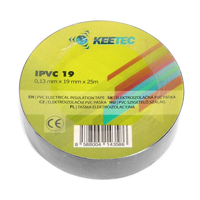 Banda izolatoare PVC Keetec universala 19mm, 25m, 1 buc.