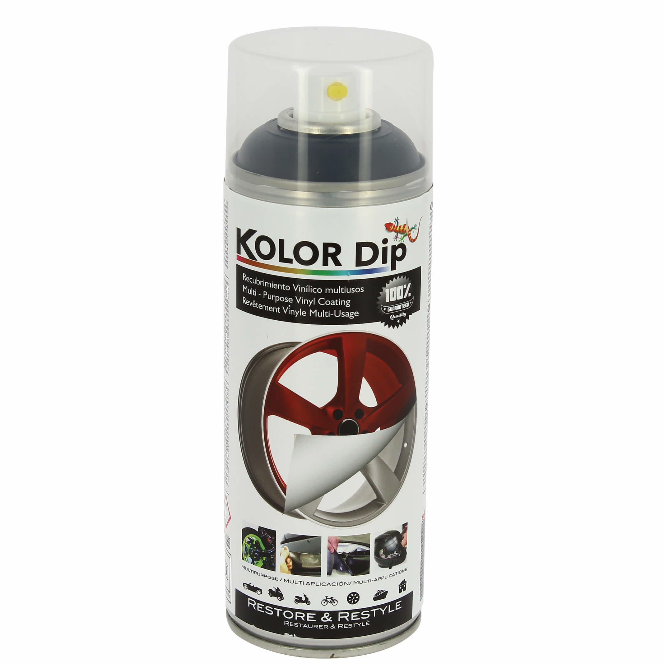 Spray vopsea cauciucata Kolor Dip Negru 400ml