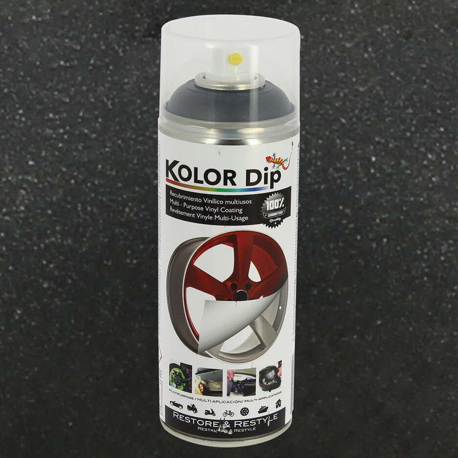 Spray vopsea cauciucata Kolor Dip Negru Anthracite 400ml