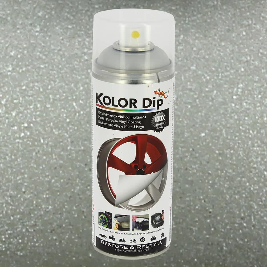Spray vopsea cauciucata Kolor Dip Auminiu Metalic Perlat 400ml