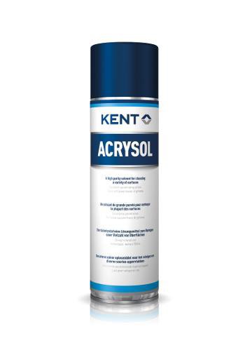Spray curatare urmele de silicon,grasime, ceara, adezivi si de tarcu, utilizare universala Kent Acrysol 500ml