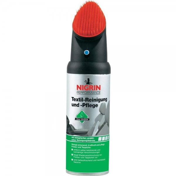 Spray curatat tapiteria Nigrin pentru curatat mochete si scaune spuma cu perie , 400 ml