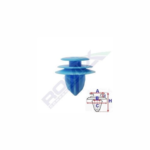 Clema, clips fixare Lexus Gs, Is, Ls, Rx; Tesla Model 3, Model S; Toyota Auris, Avensis, Camry, Corolla, Hilux, Iq, Land Cruiser, Previa, Prius, Rav4, Urban Cruiser, Yaris; tapiterie; set 10 buc, 1011813-00-A, 90467-09203, 90467-10167, 90467-10188