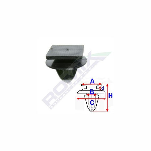 Clips, Agrafa fixare bandouri Fiat Punto Grande, 06- Aftermarket 1090150