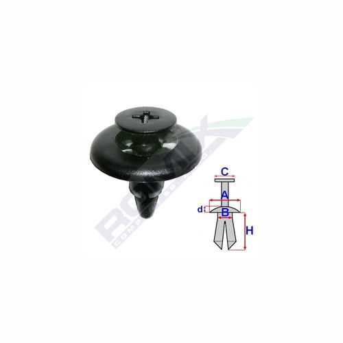 Nit plastic Toyota Avensis, 07.06- Aftermarket 2062180