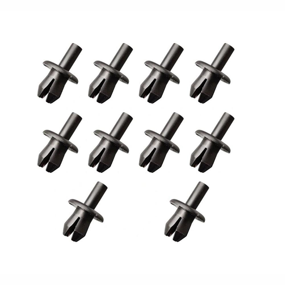 Clema, clips fixare Audi, Mercedes, Opel, Porsche, Skoda, VW; aripa interioara, bara protectie, ornamente, set 10 buc, 1719242, N0385012