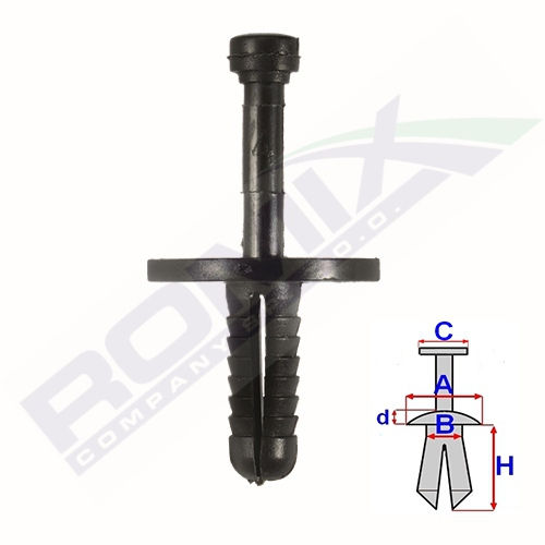 Nit plastic BMW Seria 3 E90, E91, 04-08, Aftermarket 2066195