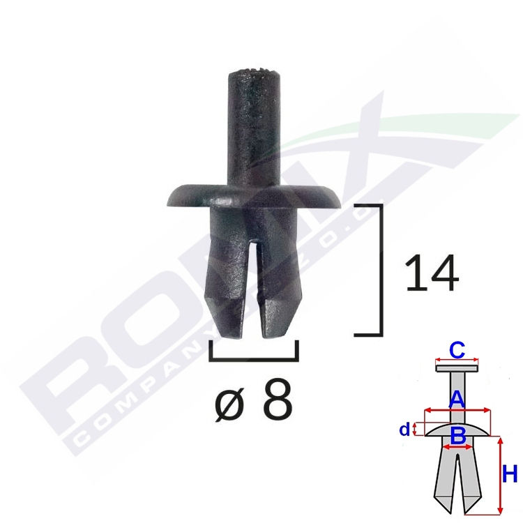 Nit plastic Volvo S40, V50, 04.07-, Aftermarket 2080159