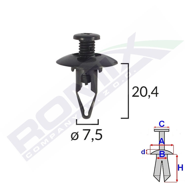 Nit plastic Mitsubishi Galant, 97- Aftermarket 2080216