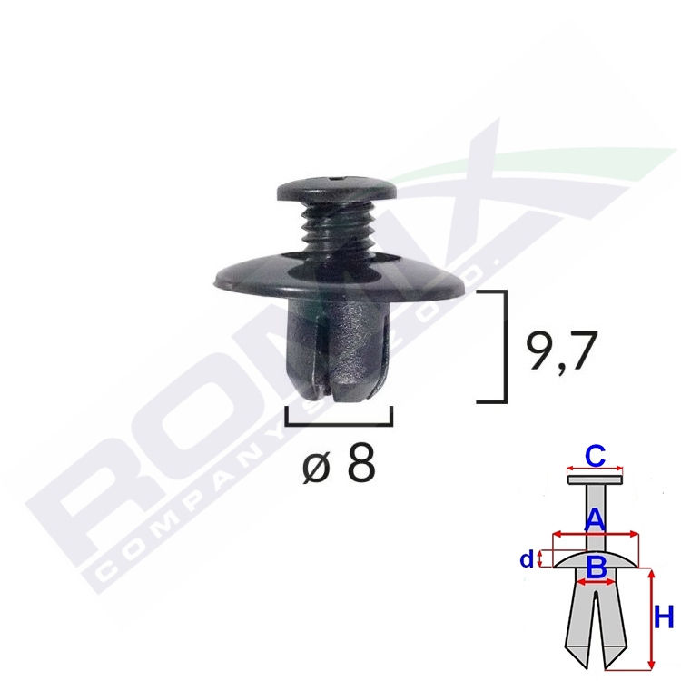 Nit plastic Mazda 323, 01-, Aftermarket 2085204