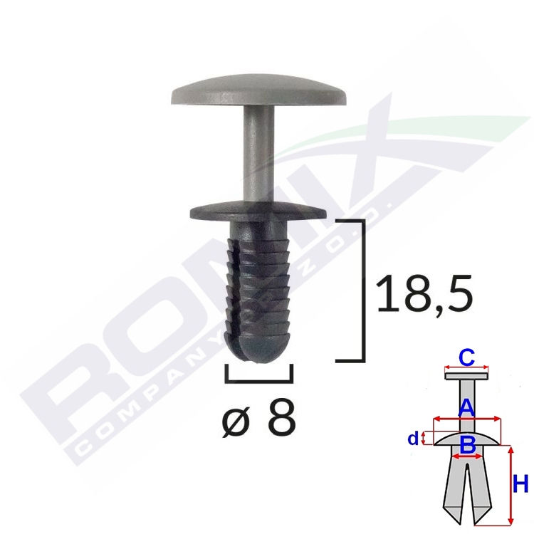 Nit plastic Ford Transit, 01- Aftermarket 2095170B