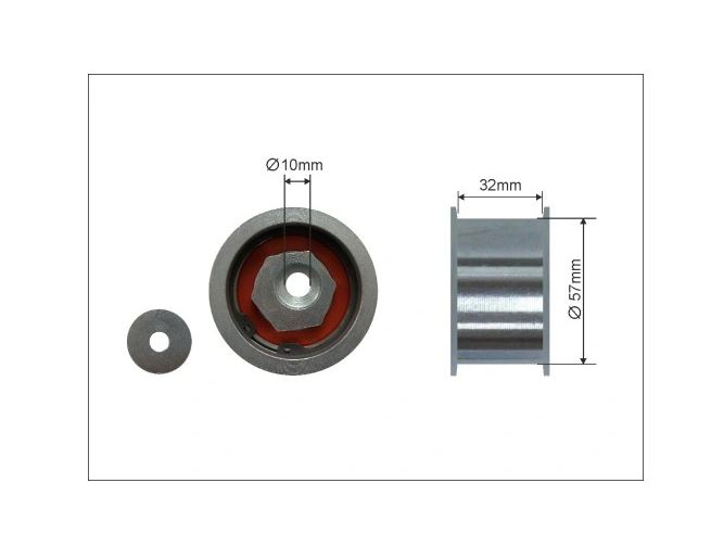 Rola ghidare curea distributie Opel Calibra A (85), Omega B, Sintra, Vectra A (86, 87), Vectra B (36); Saab 9-5 (Ys3e), 900 2, 9000