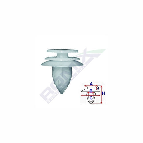 Cips, Agrafa fixare Chrysler Town_Country, 01.05- Aftermarket RXB19386