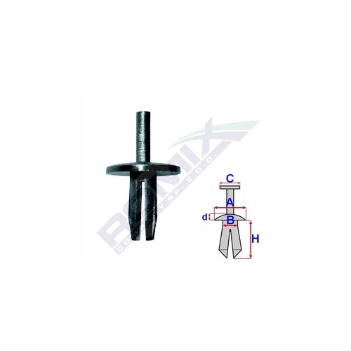 Set 10 buc nituri plastic Chrysler Town Country 1991-1996, Dodge Caravan 1988-1995, fixare bare si ornamente