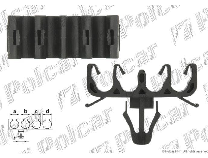 Cleme fixare cabluri Aftermarket RXC60557