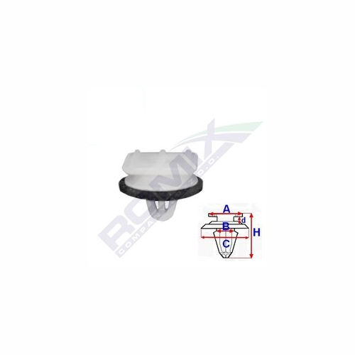 Clips, Agrafa fixare bandouri Honda Civic Hb, 01.04- Aftermarket RXC60756