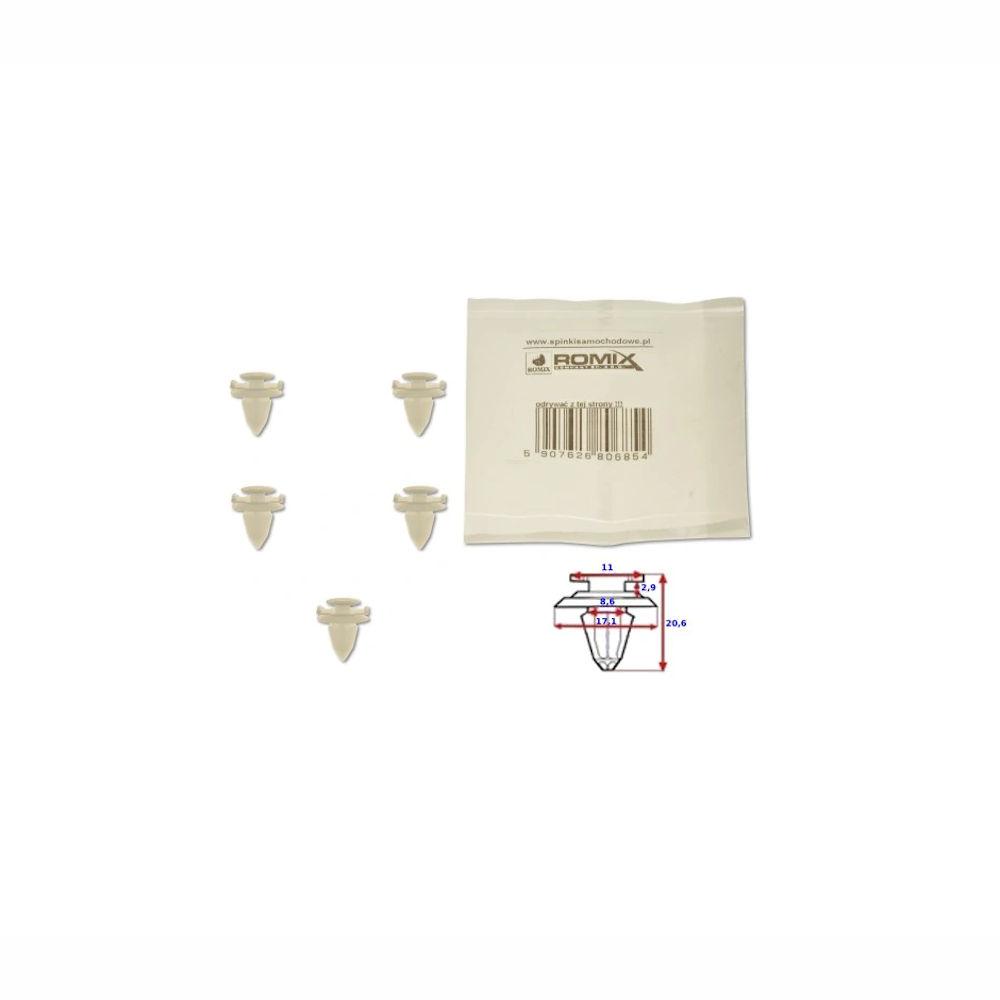 Clips, Agrafa fixare Mitsubishi Lancer, 03-, Aftermarket RXC70312