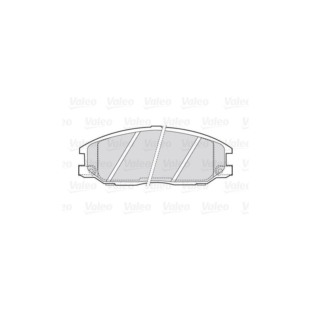 Set placute frana Valeo 301505, parte montare : punte fata